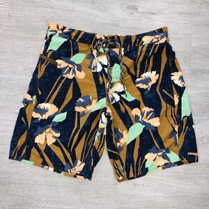 PATAGONIA Mens 36 Wavefarer Board Shorts Swim Trunks Hawaiian Surfing Drawstring